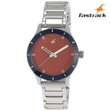 6078SM05 Monochrome Analog Red Dial Watch For Women