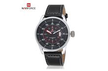 NaviForce NF9044 Date Function Analog Watch-Brown