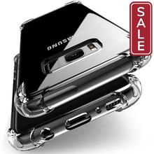 SALE- Shockproof Clear Soft Silicone Armor Case for