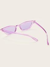 Transparent Frame Cat Eye Sunglasses