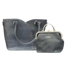 Black 2 In 1 Handbag for Women