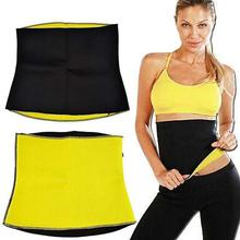 Black/Yellow Hot Shaper Slim Sweat Belt For Weight Loss