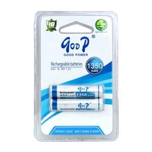 Goop R03 Aaa 1.2V 1350Mah Ni-Mh Rechargeable Battery - 2Pcs