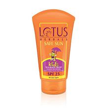 Lotus Herbals Safe Sun Kids Sun Block Cream Spf 25 50g-LHR064050