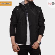 Men Fashion Side Zipper Windproof Jacket