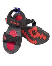 Goldstar Casual Black and Red Sandal