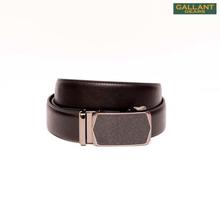 Gallant Gears Black Leather Belt for Men (A04)