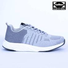 Caliber Shoes Black/grey Ultralight Sport Shoes For Men - ( 640 )