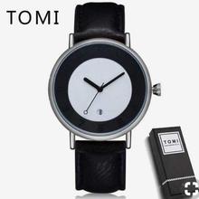 BLACK AND WHITE DIAL ANALOG WATCH FOR UNISEX