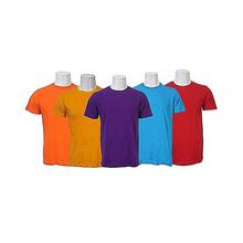 Round Neck T-Shirts For Men - Combo of 5