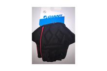 Giant Cycling Half Finger Gloves Red/Black