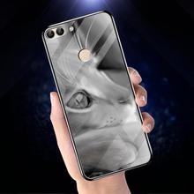 Luxury Tempered Glass Case For Huawei P Smart Case Silicon Nova Lite 2