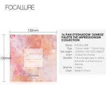 FOCALLURE New Sunrise Eye Shadow Palette Glitter Matte