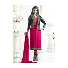 Cotton Kurta Salwar Set For Women-Pink