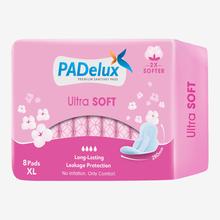 PADelux Sanitary Pads Ultra Soft XL 280 mm 8 Pads