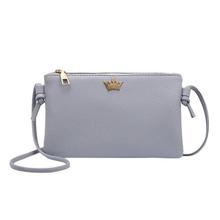 SALE -  Womens Leather messenger Bag Pure Color Shoulder