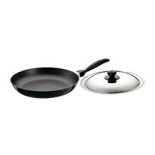 Hawkins Futura Frying Pan With Stainless Steel Lid (Non-stick)- 30 cm