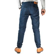 Virjeans Stretchy Ripped Design Biker Cotton Joggers (VJC 706) Blue