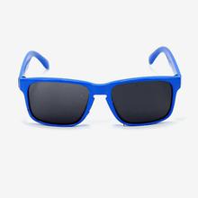 Black Lens Rectangle Shaped Sunglasses For Kids - Blue