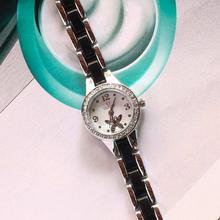 Ultima Silver Stone Studded Analog Watch For Women