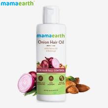 Mamaearth Onion Hair Oil for Hair Regrowth & Hair Fall Control with Redensyl, 150ml