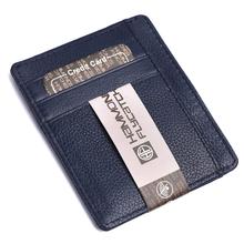 Hammonds Flycatcher RFID Protected Genuine Leather Blue Card Holder