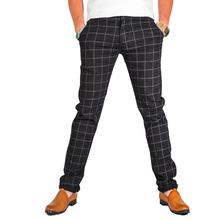 Virjeans Stretchable Cotton Check Black Chinos Pant for Men (VJC 715) 4