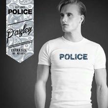 Police X068 Round Neck T-shirt For Men- Black (Extra Size)