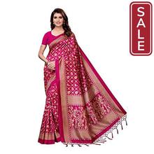 SALE - ANNI DESIGNER Silk Saree with Blouse Piece