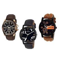 SALE- Combo of 3 Fashionable Analogue Multicolor Dial Mens Watch
