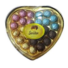 Only Love Heart Shaped Chocolate Balls | Perfect for Couple / Gifts T24/ 24 balls Compound Chocolate Wrapped in Foil Paper | Brand May Vary