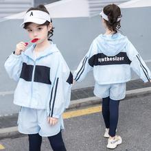 New children's clothing_girls sun protection suit set autumn