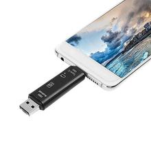 3 in 1 Type-C Card Reader Micro USB Type-C Flash Drive Adapter Connector