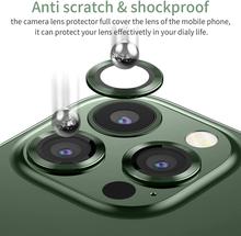 Pine Green Metal Ring Camera Lens Protector For iPhone 13 Pro Max 13 Pro 13