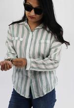 Collar formal cotton shirt for women