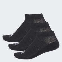 Adidas Pack of 3 Black/Grey/White 3-Stripes No-Show Socks - AA2281