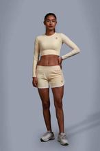 Cream Coloured Nylon/Elastane Vital Shorts For Women