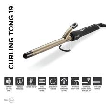 Ikonic CT19mm Curling Tong  With Free Lipiner By Genuine Collection