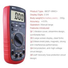 Digital multimeter wholesale Large LCD display model 890D