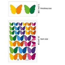 JAAMSO ROYALS 'Multicolor 3D Butterflies' Wall Sticker 1