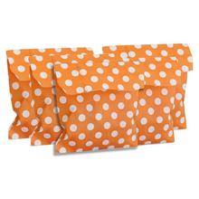 Orange/White Polka Dotted Gift Bag (30 Bags)