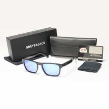 GREY JACK Polarized Acqua Frame Wayfarer Winter  Sunglasses (Unisex)