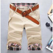 Men's casual shorts _ summer men's casual shorts plaid