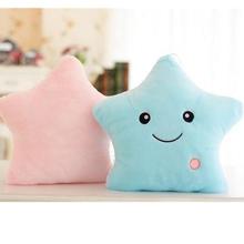 Luminous Pillow Star Cushion Colorful Glowing Pillow Plush