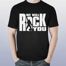 Vastra We Will Rock U Printed Half T-Shirt