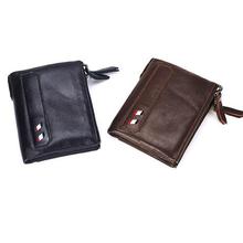 Vintage Genuine Leather Men Wallet Coin Purse Wallets