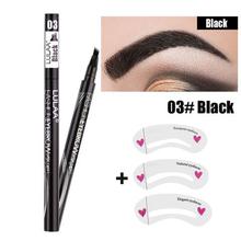 1Pcs Women Makeup Sketch Liquid Eyebrow Pencil  Waterproof Brown Eye Brow Tattoo Dye Tint Pen Liner Long Lasting Eyebrow