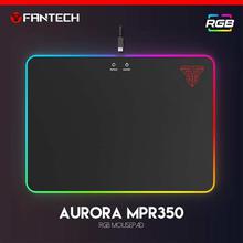 Fantech MPR350 AURORA Anti-Slip Rubber Base RGB Gaming Mouse Pad With Button