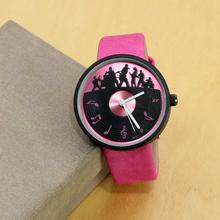 Pink Rockstar Dial Trendy Analog Watch For Women