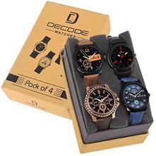 Decode Combo of 4 Infinity 7800 Multicolor Dial Men’s and Boys Watches